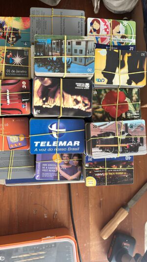 1kg de cartões telefonicos aleatorios para colecionar nacionais