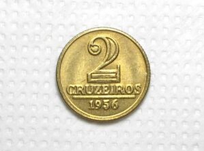 2 Cruzeiros - 1956 / Módulo menor / Sob/Fc / cod.430.2