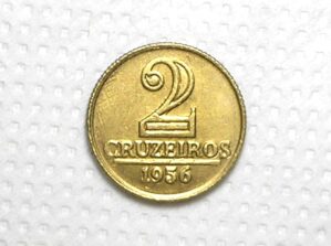 2 Cruzeiros - 1956 / Módulo menor / Sob/Fc / cod.430.4
