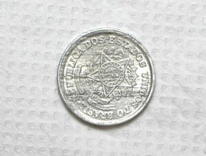 50 Centavos - 1957 / Reverso Muito Inclinado - Disco Grosso / Dificil / Alb.Rev.