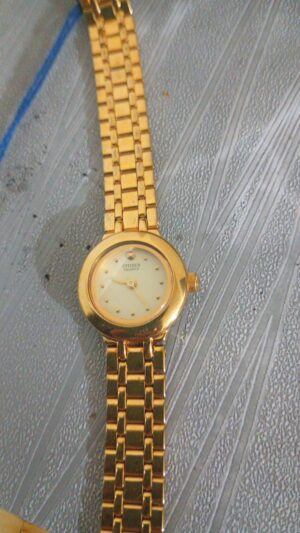 Citizen micro relógio eletizado 1978 bracelete