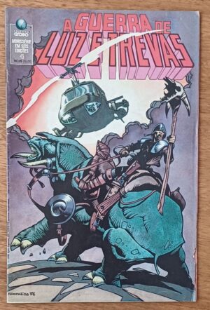 G26g. Gibi Guerra de luz e trevas ed Globo # 4 1990. Roda do tempo.