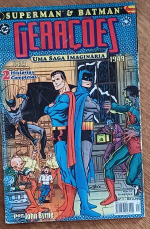 G26g. Gibi Superman e Batman Gerações ed Opera graphica # 1 2001.