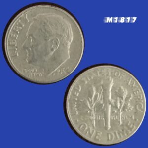 Moeda EUA - One Dime - Cobre revestido Cupro-Níquel - 2,27g - 17,91mm - 1966 - M1817