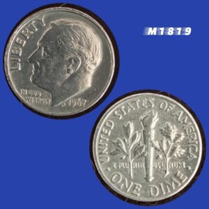 Moeda EUA - One Dime - Cobre revestido Cupro-Níquel - 2,27g - 17,91mm - 1967 - M1819