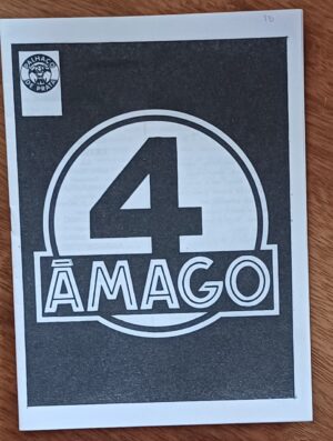 R22g. Revista fanzine Amago # 4 1996. Ed Palhaço de prata.