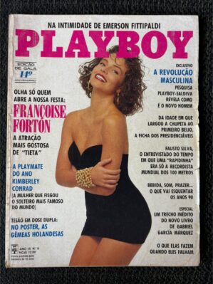 Revista Playboy N 8 Ano 15 - Françoise Forton - Agosto 1989