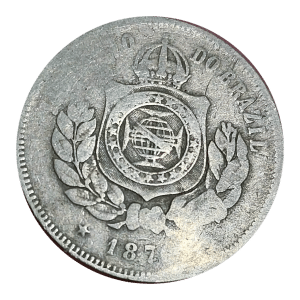 200 Réis 1876 Escassa Sku 2449