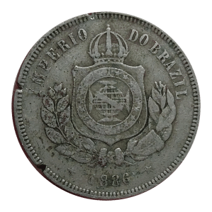 200 Réis 1886 escassa Sku 2450