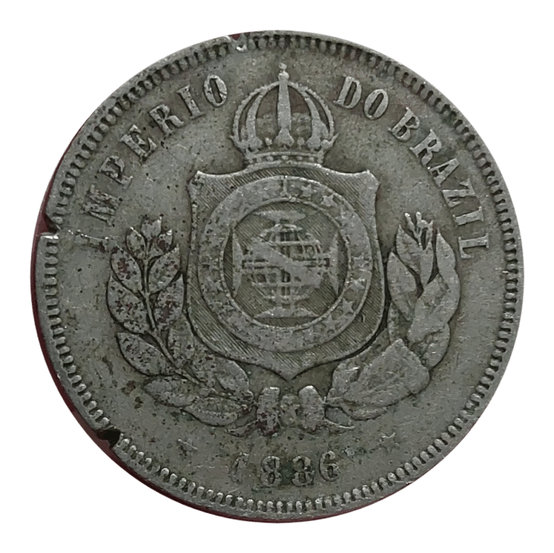 200 Réis 1886 escassa Sku 2450