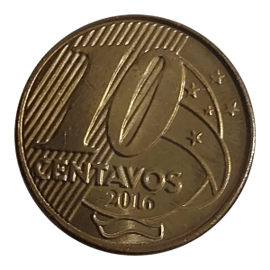 10 Centavos 2016 FC Sku 2467
