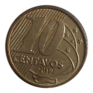 10 Centavos 2012 FC Sku 2468