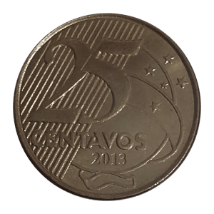 25 Centavos 2013 Sob Sku 2452