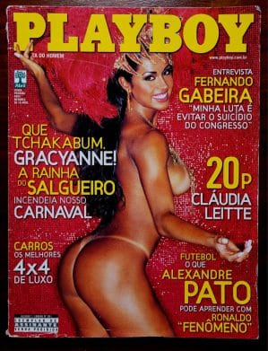 Playboy Nº 381 | Fevereiro/2007 | Gracyanne Barbosa — Rainha do Salgueiro | Carnaval 2007 | Pôster em Excelente Estado