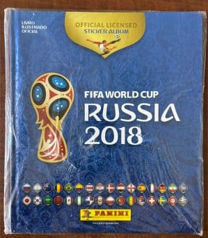 Álbum Copa do Mundo 2018 - capa dura - Vazio