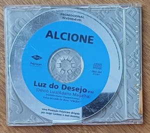 Cd promocional Alcione. Luz do desejo. Polygram.