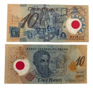 Cédula de 10 reais polímero MBC