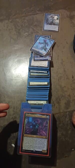 Deck Commander 100 Cartas tritao planta/agua- Magic: The Gathering (TCG Moderno)