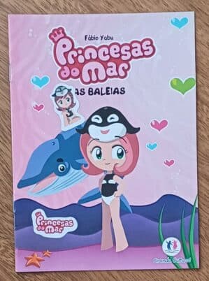 L18g. Livrinho Fábio Yabu. Princesas do mar e As baleias.