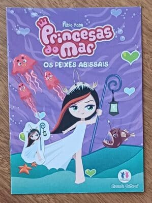 L18g. Livrinho Fábio Yabu. Princesas do mar e os Peixes abissais.