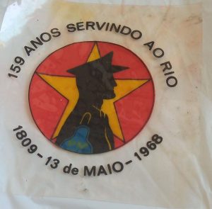 Plastico Adesivo 159 Anos Servindo ao RIo - 1809 - 13 Maio - 1968