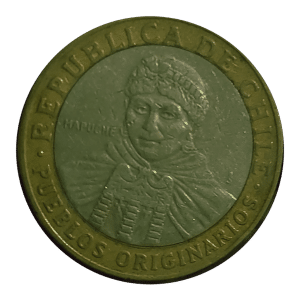 100 Pesos 2018 Chile Sku 2476