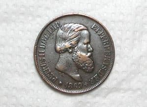 20 Réis - 1869 / Petrus II / Mbc / Bronze / Cod.470.5