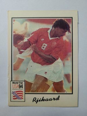 Card Copa do Mundo 1994 | Holanda | Rijkaard | Brinde da Revista Super Sport