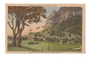 Cartão Postal The Gavea Golf Club Rio de Janeiro -Decada 40