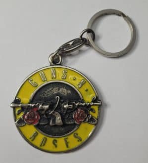Chaveiro Antigo de Metal | Guns N' Roses