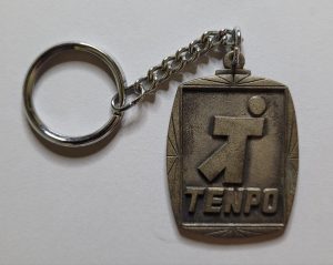 Chaveiro Antigo Publicitário de Metal | TENPO | Salvador/BA