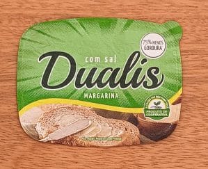 Embalagem lacre tampa margarina Dualis. Valor unitário.