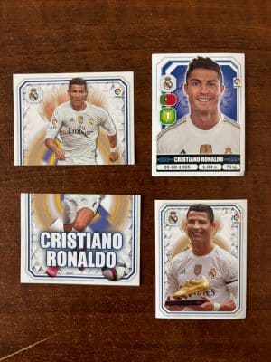 Lote figurinhas Cristiano Ronaldo - La Liga 2015