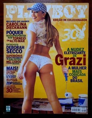 Playboy Nº 362 | Agosto 2005 | Grazi Massafera do BBB 5 | Edição de Colecionador 30 Anos | Exemplar de Assinante