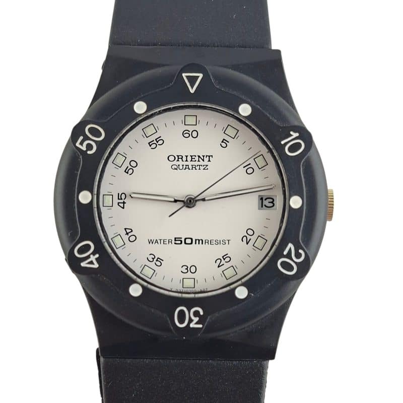 Relógio Orient Quartz Mod D3703 Unissex Vintage