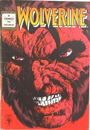 Wolverine No4. Abril-1992. HQ/Gibi antigo