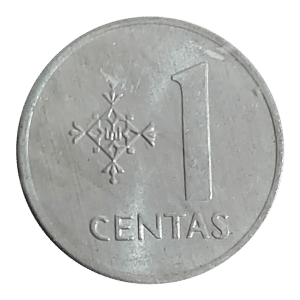 1 Centas 1991 FC Lituânia Sku 0025