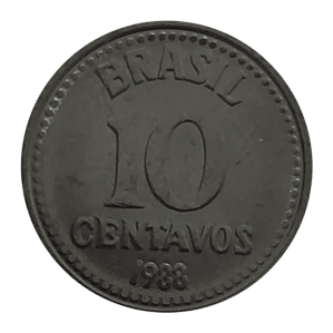 10 Centavos 1988 peça chave Sku 0054