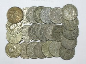--24 moedas de 2.000 Réis prata com as principais datas dificeis com menor quantida de cunhos