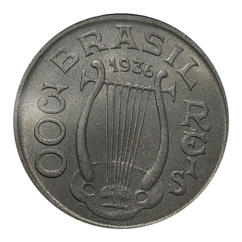 300 Réis 1936 Sob. Sku 0041