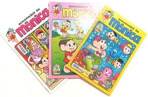 Almanaque da Mônica 1ª Série - n° 58,61 e 64. Panini – 2017.