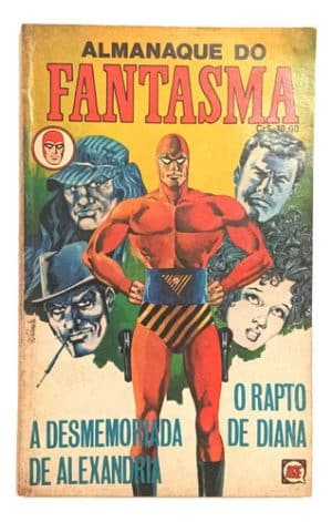 Almanaque do Fantasma - O Rapto de Diana RGE 1977 (formatinho) HQ/Gibiantigo