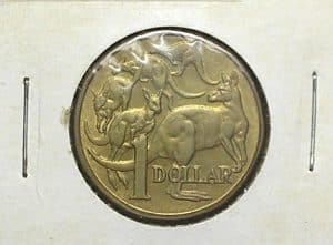 Australia) 1 Dollar - 1984 / --> Flor de Cunho / Co/Ni/Al / 25mm / box66