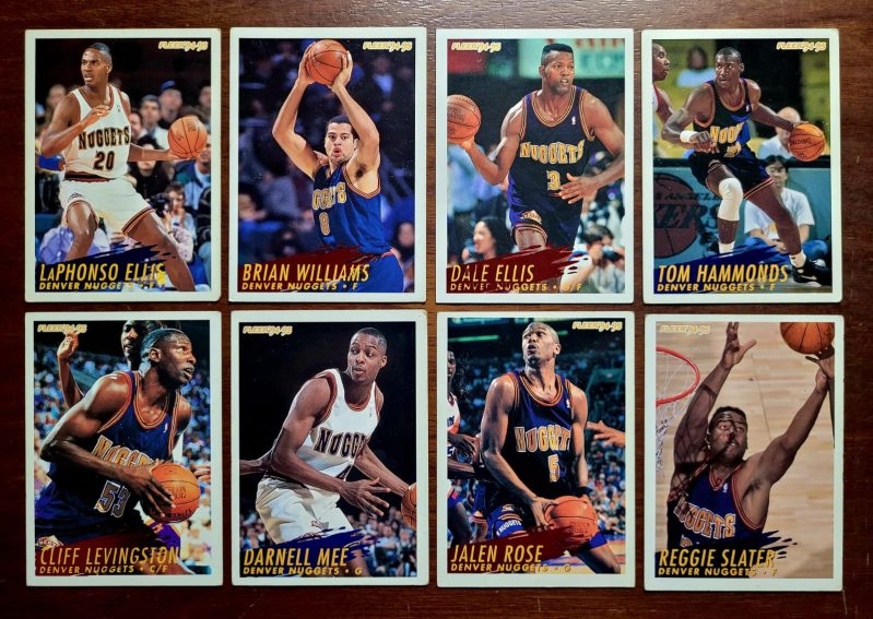 Card Basquete - Fleer Temporada 1994/1995 - Denver Nuggets