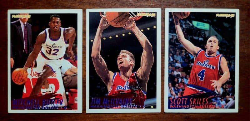 Card Basquete - Fleer Temporada 1994/1995 - Washington Bullets