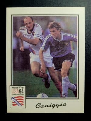 Card Copa do Mundo 1994 | Argentina | Caniggia | Brinde da Revista Super Sport