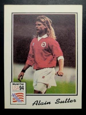 Card Copa do Mundo 1994 | Suíça | Alain Sutter | Brinde da Revista Super Sport