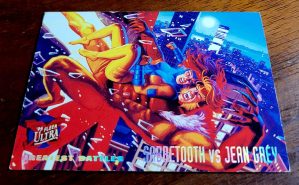 Card Fleer Ultra X-Men 1995 Marvel Nº 138 | Sabretooth vs Jean Grey