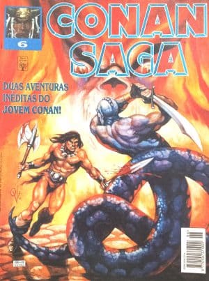 Conan Saga n° 6. Almanaque Especial. Abril – 1994. HQ/Gibi antigo