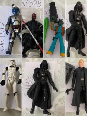 Star Wars para Revendedor -Linhas Diversas | 47 Itens Avulsos | Hasbro/Kenner/Galoob | 1980-2020